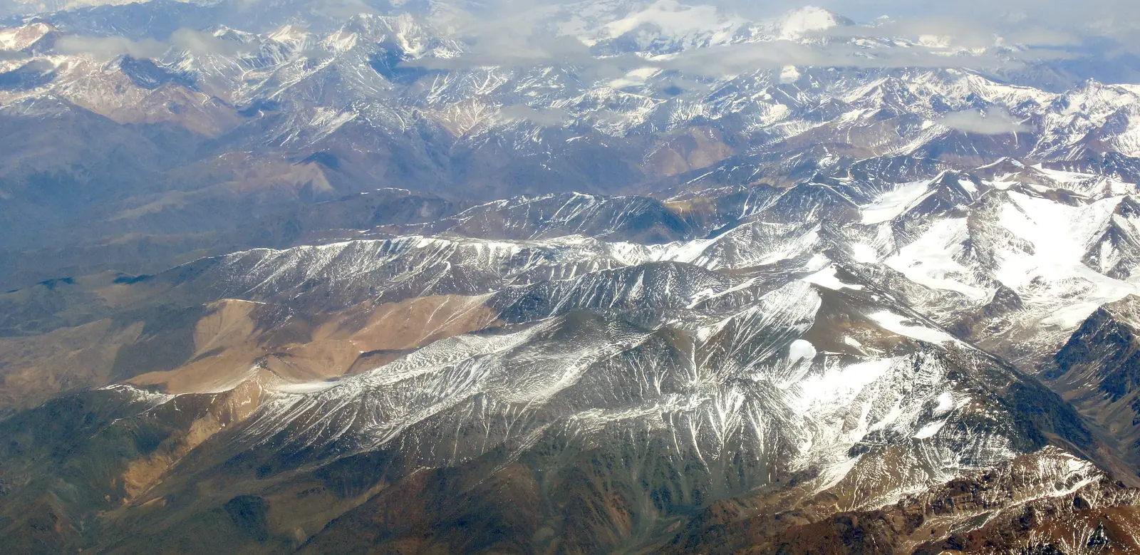 Cordón del Plata nevado, Valle de Uco, Mendoza